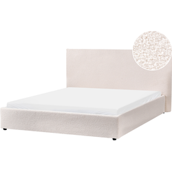 LAVAUR - Waterbed - Off-white - 160 x 200 cm - Bouclé