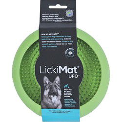 Lickimat likmat ufo hond 18x3 cm groen