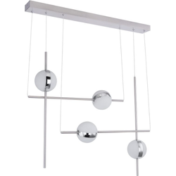 Moderne hanglamp Lovest - L:83cm - LED - Metaal - Grijs