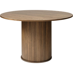 Lenn houten eettafel gerookt eiken - Ø 120 cm