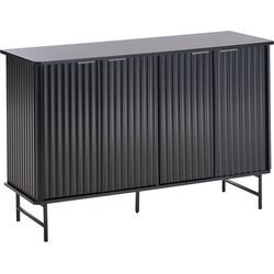 Beliani GLASTONBURY - Sideboard-Zwart-MDF