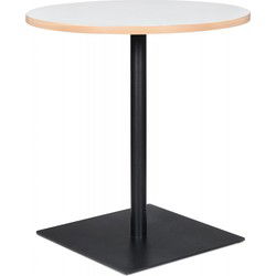 FUSION ronde tafel 80x80x755 cm Wit