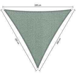 Shadow Comfort driehoek 2x2x2m Country Blue