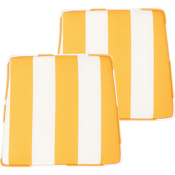 Beliani TERNI - Zitkussen-Geel-Polyester