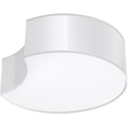 Plafondlamp modern circle wit