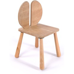 Kinderstoel met massiefhouten poten L30 cm - MAEL