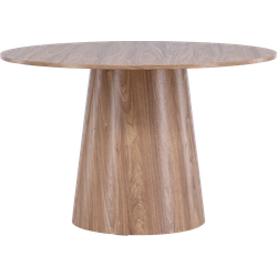 Trude houten eettafel naturel hout Ø 120 cm