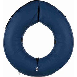 TRIXIE BESCHERMKRAAG OPBLAASBAAR BLAUW M 40-45X11,5 CM