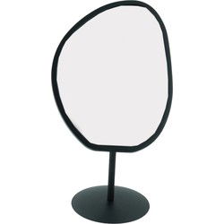 Mirror - Organic - Metal - Black - 16,5x12x31,5cm