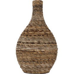 MUST Living Vase Amphora - 40xØ28 cm, banana bark with ceramic