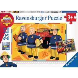 Ravensburger Ravensburger puzzel Brandweerman Sam aan het werk - 2x 12 stukjes