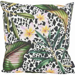 Sierkussen Leopard Leaf - Outdoor | 45 x 45 cm | Katoen/Polyester