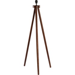 Light & Living - vloerlamp - Ilias - bruin - hout - losse armatuur - E27 - 8215684