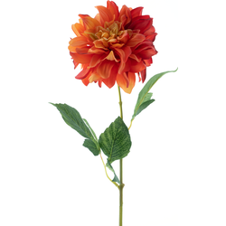 Dahlia spray Farmer peach/pink 64 cm kunstbloem