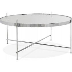 KOLOS woonkamer salontafel 83x83x35 cm Grijs