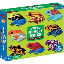 Mudpuppy Shaped Memory Match/Tropical Frogs