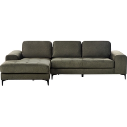 Beliani KIRUNA - Hoekbank-Groen-Polyester
