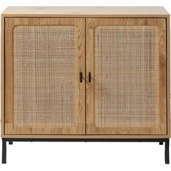 Buffet 2 Portes en Rotin Naturel L80 cm - JAYA