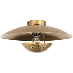 Anne Lighting plafonniere Brassi - brons - metaal - 42 cm - E27 fitting - 3681BR