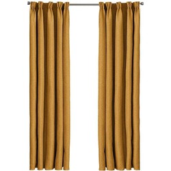 Larson Premium - Premium gordijn - Luxury home edition - Met haken - 3m x 2.5m - Oker geel