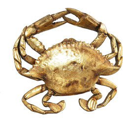 PTMD Lozi Decoratief Standbeeld - 29 x 4 x 25 cm  - Poly - Goud