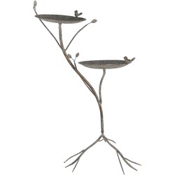 Clayre & Eef Vogelvoederbak 38x43x78 cm Groen Bruin Metaal