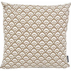 Sierkussen Waves Taupe | 45 x 45 cm | Katoen/Polyester