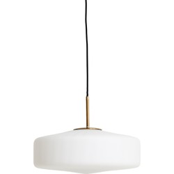 Light & Living - Hanglamp PLEAT - Ø40x17cm - Wit