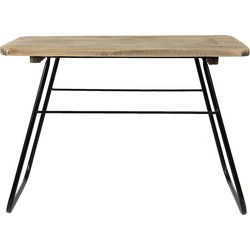 Clayre & Eef Plantentafeltje Bruin Hout