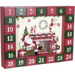 Adventskalender Open Haard met LEDS