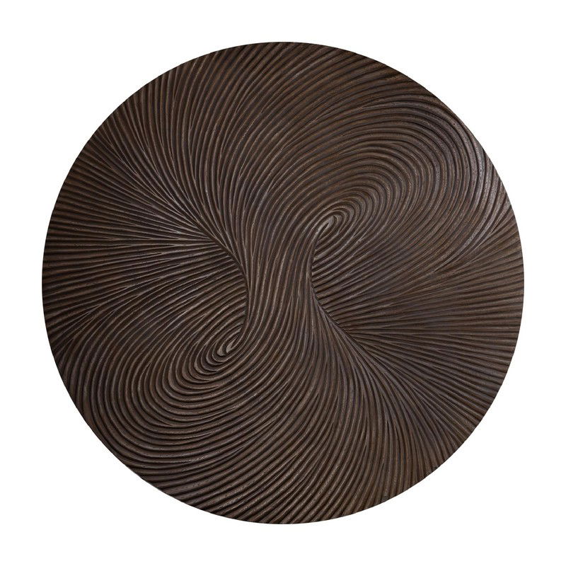 PTMD Wandpaneel Wiktor - 180x2x180 cm - MDF - Bruin - 