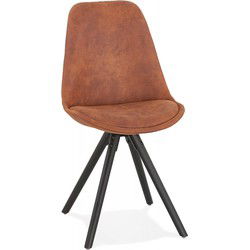 Comfortabele stoel HARRY 48x56x84 cm Bruin