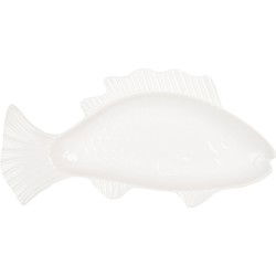 Clayre & Eef Kom Vis 150 ml Wit Keramiek