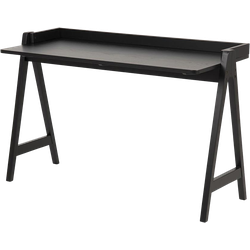 Lieke houten bureau zwart - 127 x 80 cm