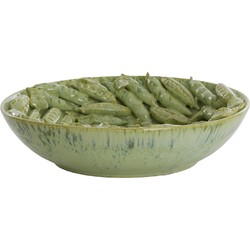 Light&living Schaal Ø43x12 cm FABA keramiek mint groen