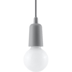 Hanglamp modern diego grijs