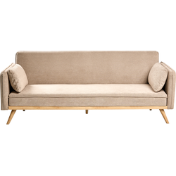 ASAA - Slaapbank - Lichtbruin - Polyester