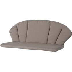 Madison - Elegance Bankkussen Rib liver - Ca. 105x95 cm