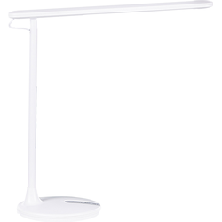 Beliani DRACO - Bureaulamp-Wit-Aluminium