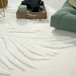 Binnen & Buitenkleed - Vloerkleed Livotta - Creme - 120x160 cm