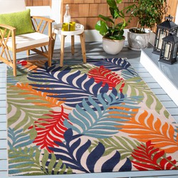 Tapijtenloods Binnen en Buiten Vloerkleed Floral Outdoor Laagpolig Tapijt Multi- 120x170 CM