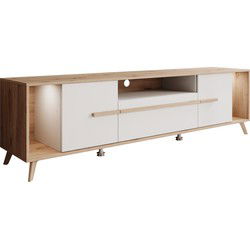 Meubella TV-Meubel Oswald - Wit - 189 cm