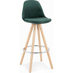 Halfhoge snackkruk SPIRIT 41x41x87 cm Groen