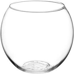 Atmosphera vaas Ronde Bol - transparant - glas - H18 x D19 cm - Vazen