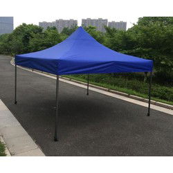 Partytent Easy Up 2,5 x 2,5 meter ALU frame zonder zijwanden in Blauw