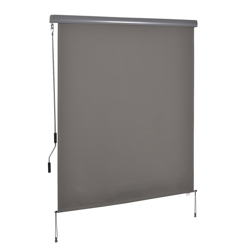 4goodz Verticale Zonwering Verticale Luifel 160x250 cm Grijs - 