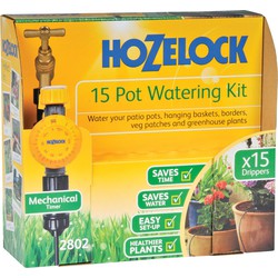 Bewateringskit voor 15 potten - Hozelock