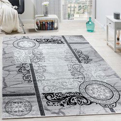 Laagpolig Modern Vloerkleed Sinovo - Grijs - 80x150 cm