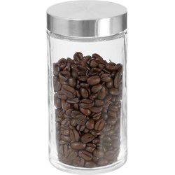 Secret de Gourmet Voorraadbus/voorraadpot - 1,7L - glas/RVS - Voorraadpot