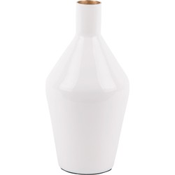Vaas Ivy Bottle Cone - Wit - Ø10cm